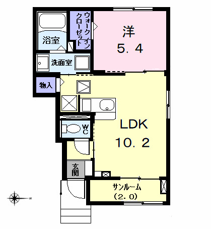 Minuet(ミヌエット)の間取り