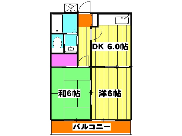 ハイツエスポワールの間取り