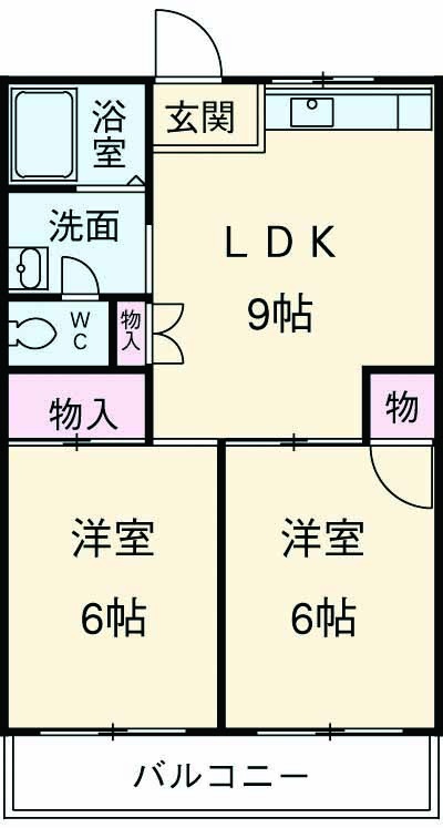 ヴィレッジ・コンフォートの間取り