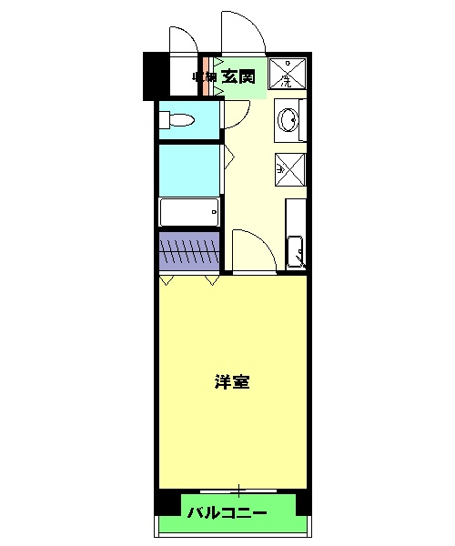 シティーコート高橋の間取り