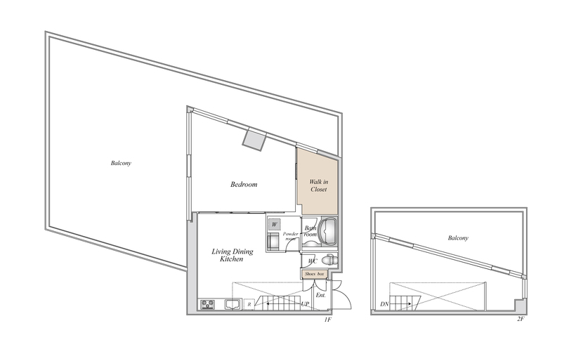 グランカーサ南青山・0402号室の間取り