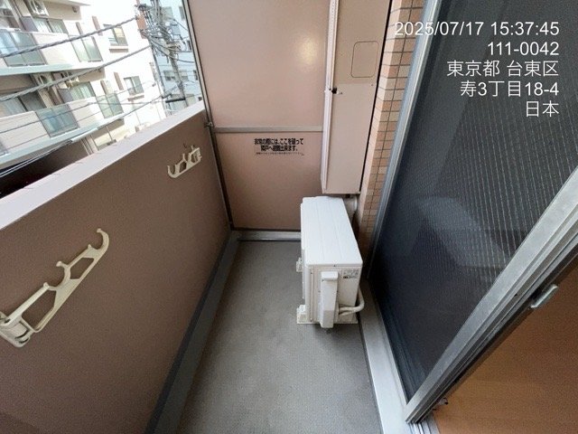 12/26 バルコニー
