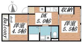 大山マイコーポＡ棟・0506号室の間取り