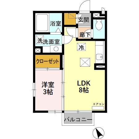 ルミエール和田橋の間取り