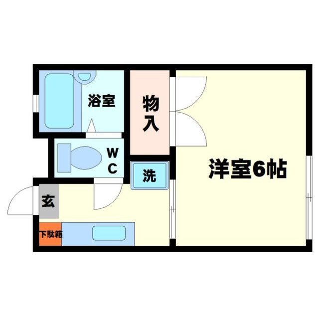 メルベイユ千里山北棟の間取り