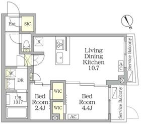 アジールコート後楽園の間取り