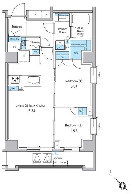 プレディアコート西葛西の間取り