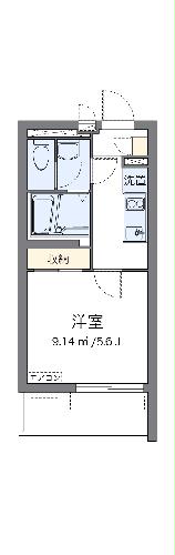 クレイノ錦の間取り