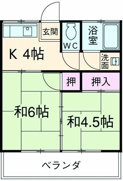 常和荘の間取り