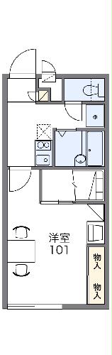 レオパレス蒲郡の間取り