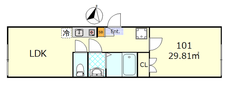 Ｈ．Ａ．Ｍｅｔｅｏの間取り