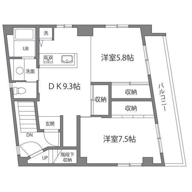 ラ・ヴェル上北沢の間取り