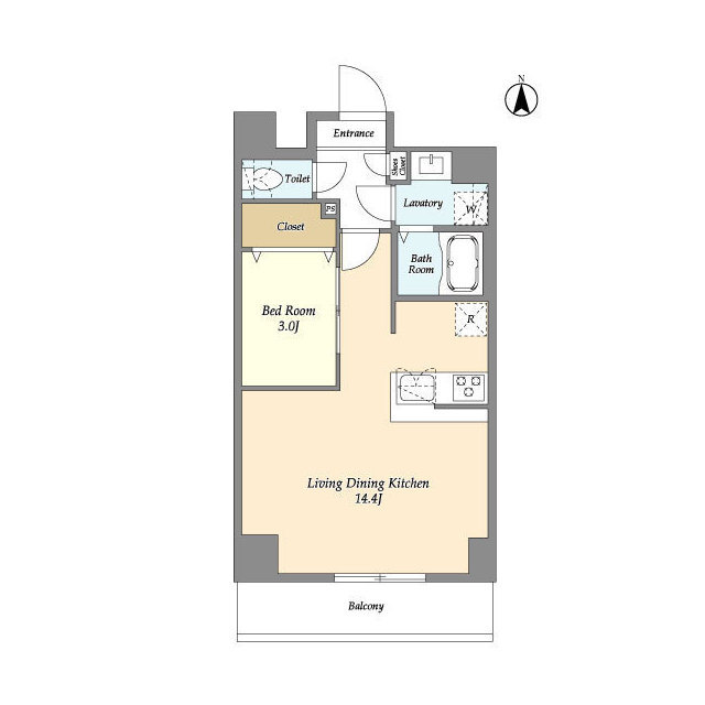 アルファコート谷在家の間取り