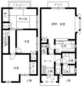 クレールドミールの間取り