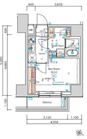 スクエアシティ横濱大通公園AZの間取り