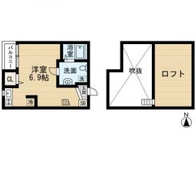 ｈａｐｐｉｎｅｓｓ　ｈｉｌｌｓ　Ⅱ・105号室の間取り