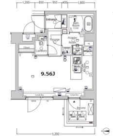 ＸＥＢＥＣ大鳥居Ⅱ・305号室の間取り