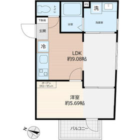 ｆｉｋａ鎌倉大船・201号室の間取り