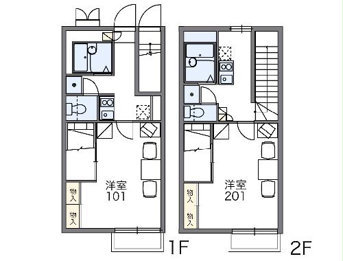 レオパレス未来の間取り