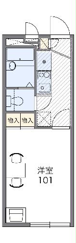 レオパレスrijekaの間取り