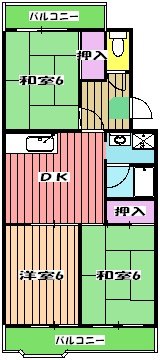 グランメール西船橋の間取り