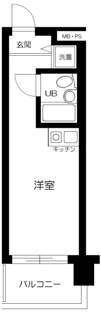 菱和パレス旗の台・403号室の間取り