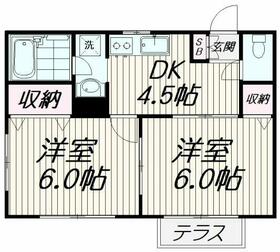 サンハイム久が原・103号室の間取り