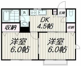サンハイム久が原・201号室の間取り