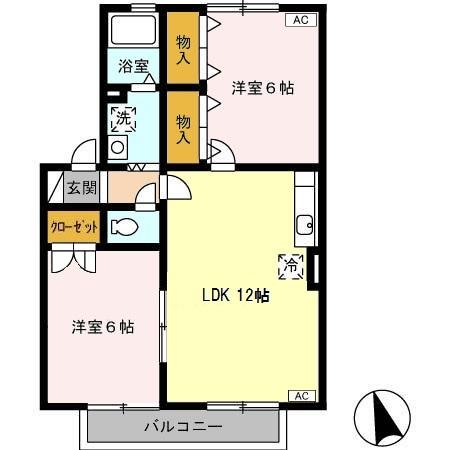 ハイカムールＭの間取り