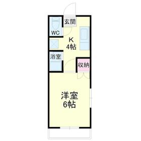 コーポいいだの間取り