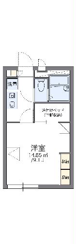 レオパレスソフィア・104号室の間取り