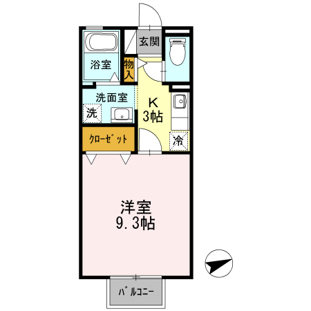 ルーチェ錦の間取り