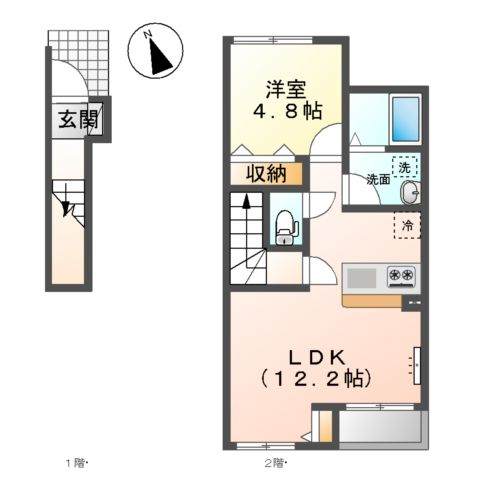 リリーベルの間取り