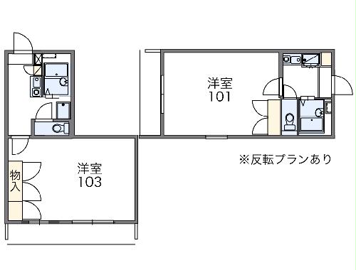 レオパレスＩＮＡの間取り