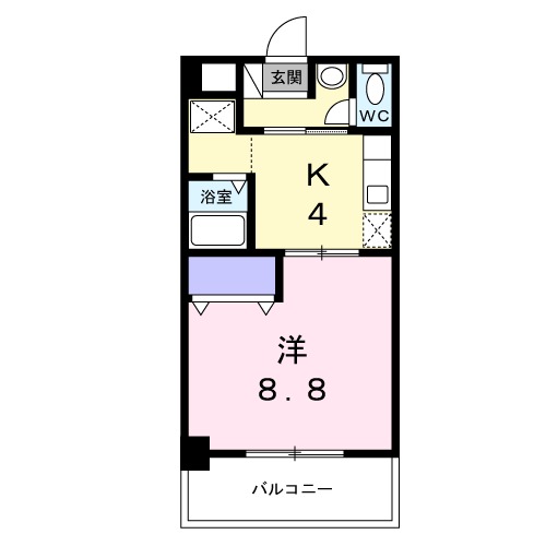メルヴェーユ45の間取り
