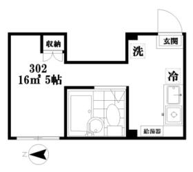 リプロン大森８・302号室の間取り