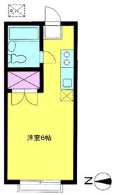 ハイムＭ＆Ｍ・102号室の間取り
