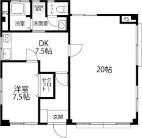 アーバンハイツ東糀谷・101号室の間取り