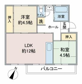 入間黒須団地6号棟の間取り