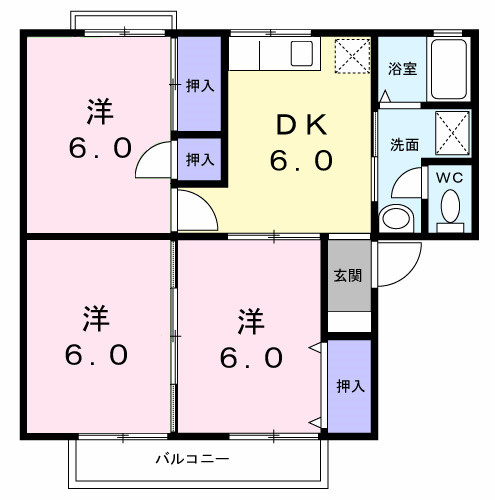 ハイツプードルの間取り