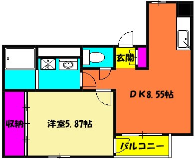 船橋YKマンションの間取り