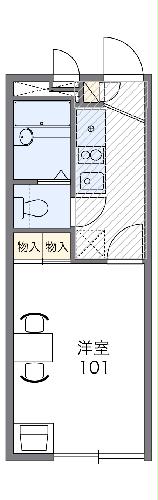 レオパレスグランドゥールの間取り