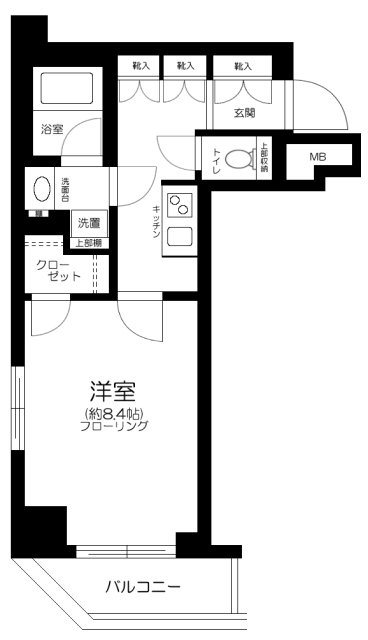 パレステュディオ麻布EASTの間取り