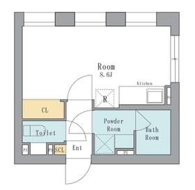 ＬＥＧＡＬＡＮＤ西五反田・202号室の間取り