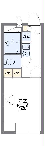 レオパレス立場Ⅱ・205号室の間取り