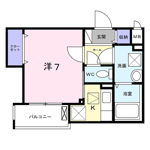 サンレーベ東垣外の間取り
