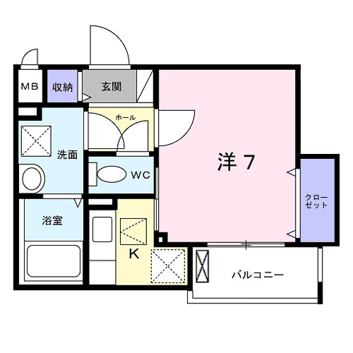 サンレーベ東垣外の間取り