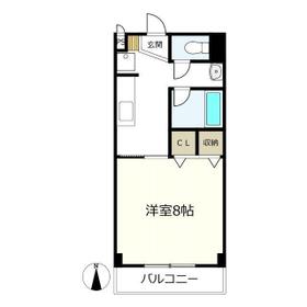 ハピネスM Ⅱの間取り