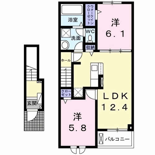 ソラーナ Aの間取り