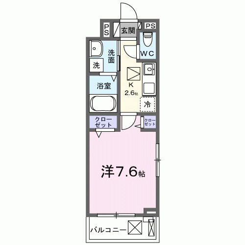 ラ・リノⅡ・01010号室の間取り